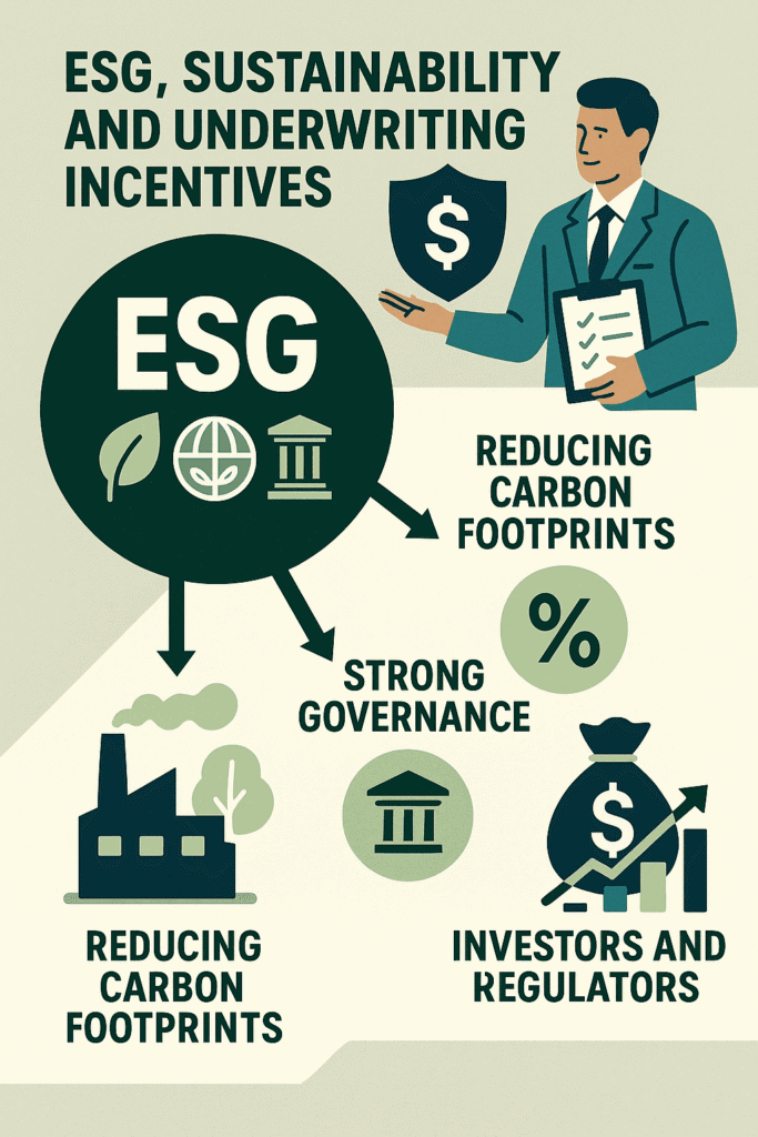 ESG, sustainability, and underwriting incentives